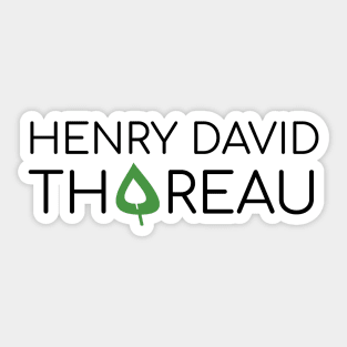 Henry David Thoreau Sticker